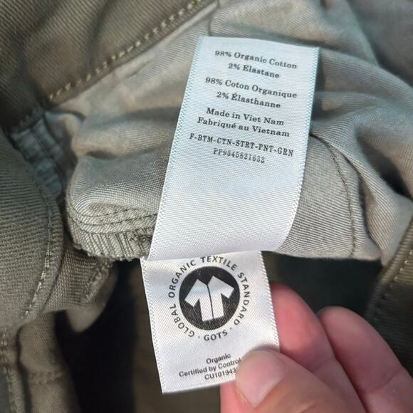 NWOT Everlane Utility Straight Leg Pant Green Size 6 - Picture 8 of 9